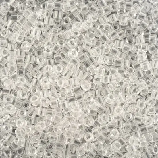 John Bead 11/0 Miyuki Delica Glass Seed Beads, 5g Transparent {1}