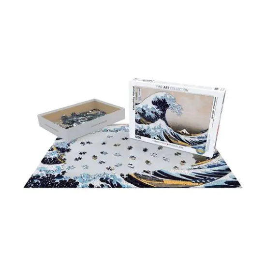 Katsushika Hokusai - Great Wave off Kanagawa: 1000 Pcs {6}