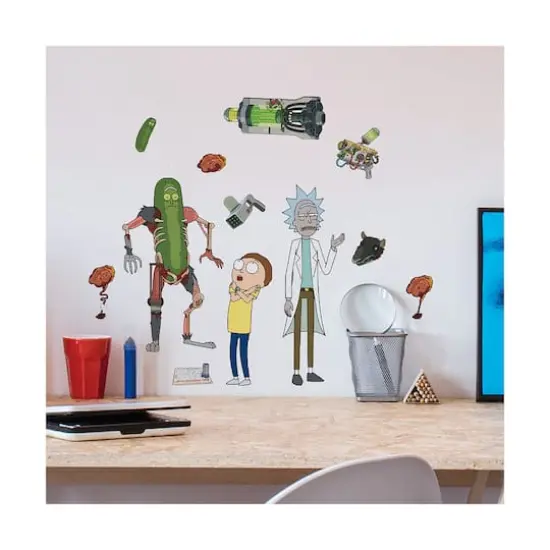 RoomMates Rick and Morty Peel & Stick Wall Decals {4}