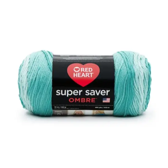 Red Heart&reg; Super Saver Ombre&trade; Yarn Spearmint {1}