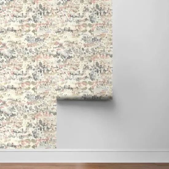 Surface Style Water Coloring Peel & Stick Wallpaper Sandcastle {9}