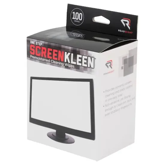 Read Right&reg; Screen Kleen&trade; One Step Screen Cleaner Wet Wipes, 100ct. {4}