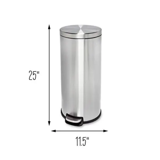 Honey Can Do 30L Round Step Can with Bucket {8}
