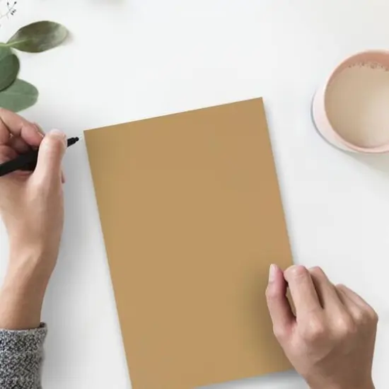 JAM Paper Matte 8.5'' x 11'' 28lb. Paper, 50 Sheets Tan Brown {5}