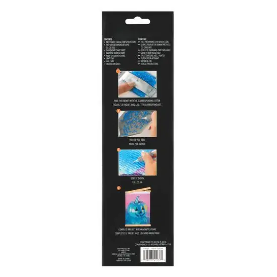 8" x 10" Neon Pumpkin Diamond Art Kit with Magnetic Frame by Make Market® {5}