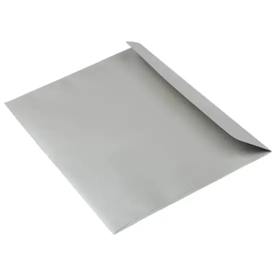JAM Paper Silver Stardream 9" x 12" Open End Envelopes {5}
