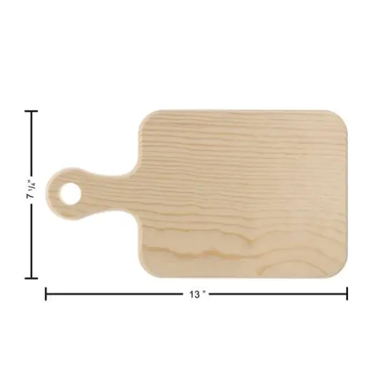 Good Wood by Leisure Arts&reg; 2-Piece Rectangle Wood Cutting Board Set {5}