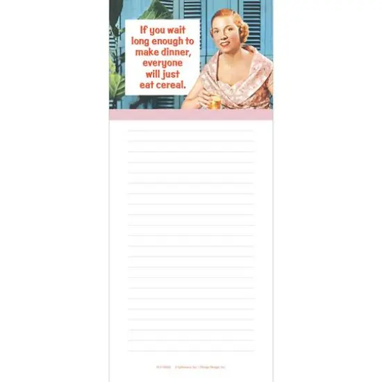 JAM Paper Everyone Will Just Eat Cereal Magnetic Shopping List Pads, 2ct. {1}