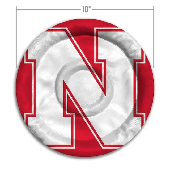 NCAA Flimzee Bean-Bag Flying Disc Nebraska Cornhuskers {6}