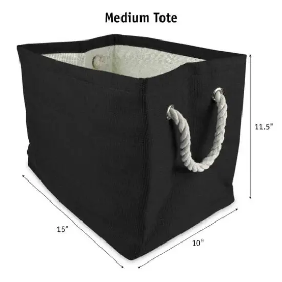 DII&reg; 10" Solid Gray Rectangle Paper Basket {4}
