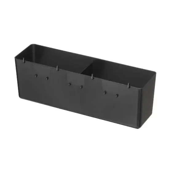 Medium Black Pegboard Storage Bin by Simply Tidy&reg; {4}