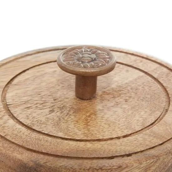 White Terracotta Country Cottage Decorative Jar Set {7}