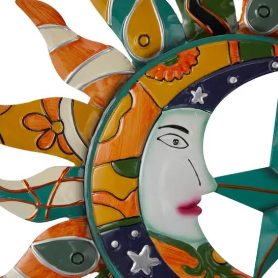 Multi Metal Eclectic Wall Decor, 36" x 36" x 2" {8}