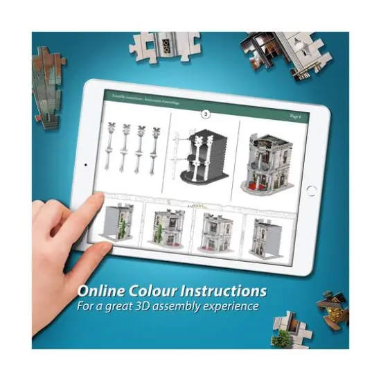 Harry Potter Diagon Alley Collection - Gringotts Bank 3D Puzzle: 300 Pcs {16}