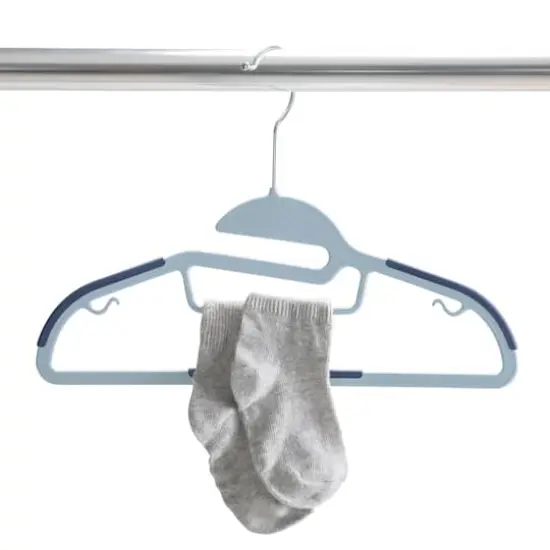 Simplify Kids Collar Saver Ultimate Hangers, 12ct. Blue {7}