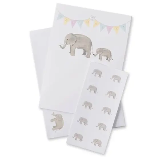 Elephant Flat Cards & Envelopes by Recollections&trade;, 5" x 7" {6}