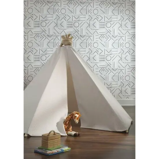 RoomMates Down The Line Peel & Stick Wallpaper Black and Gray {4}