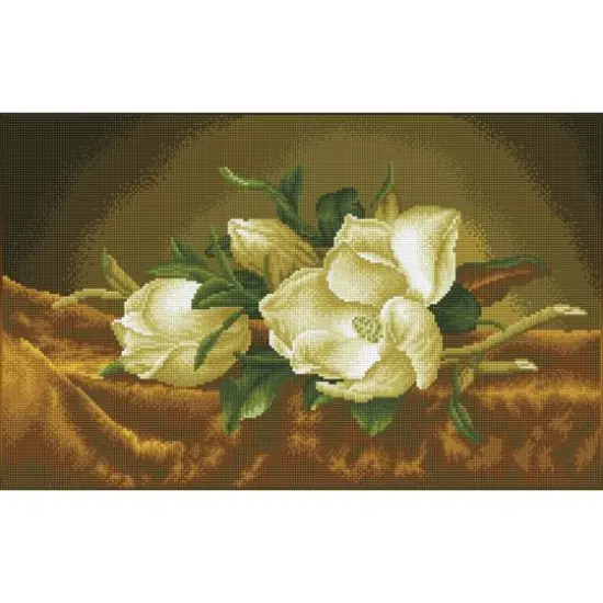 Diamond Dotz&reg; Intermediate Magnolias on Gold Velvet Diamond Facet Art Kit {1}