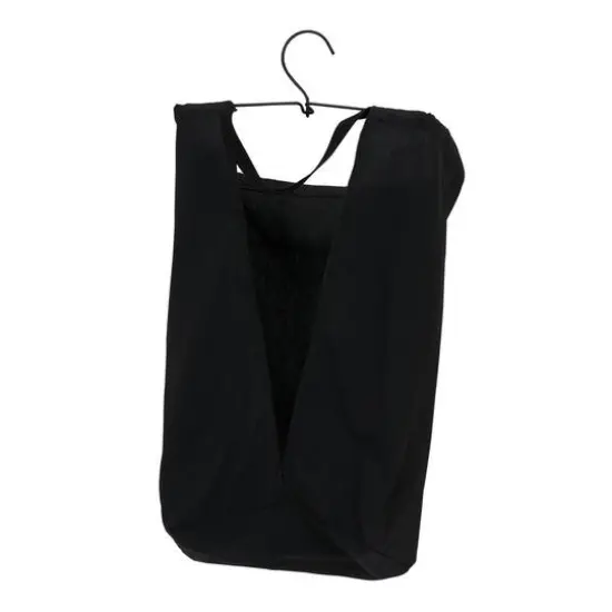 Household Essentials 27" Door Hanging Laundry Bag Black {8}
