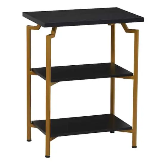 Household Essentials 30" Crown Bookshelf Black {1}