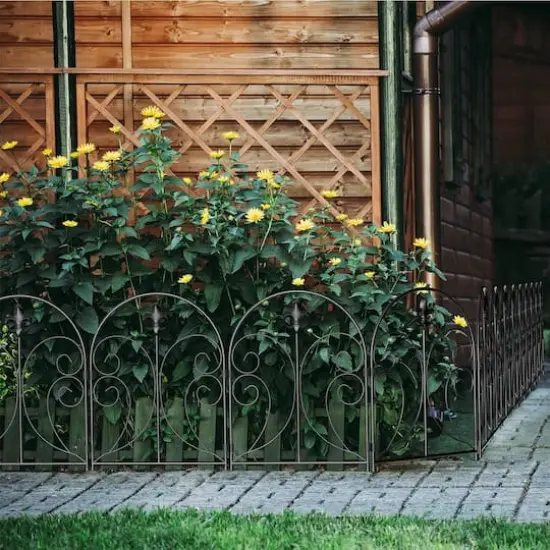 NEX&trade; Black Decorative Butterfly Garden Fence, 10ct. {6}