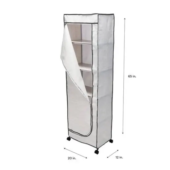 Organize It All Deluxe 5 Shelf Portable Wardrobe {9}
