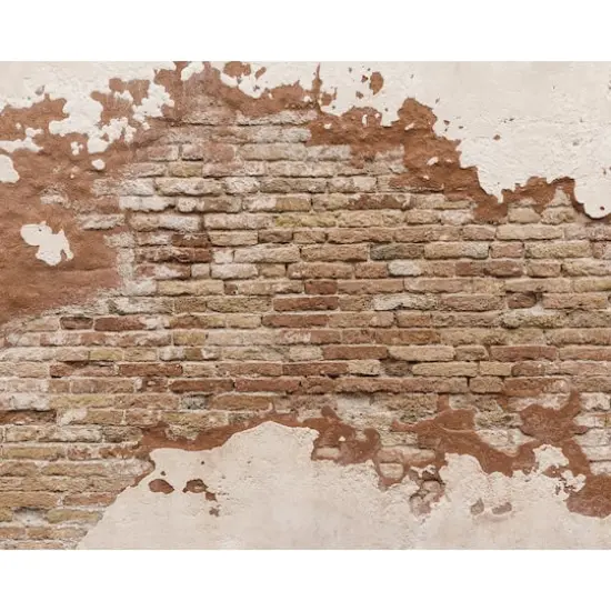 Wall Rogues Distressed Brick Wall Mural {1}