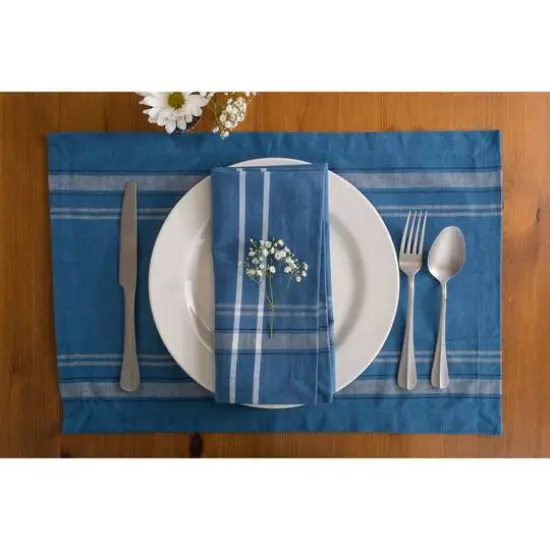 DII&reg; French Chambray Dinner Napkins, 6ct. Blue Chambray {10}