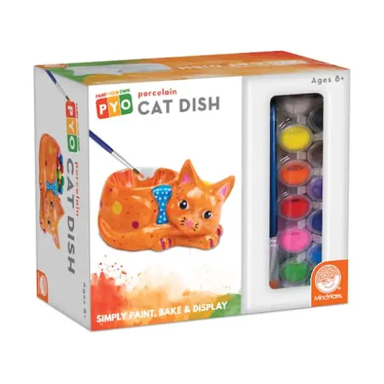 Paint Your Own Porcelain Cat Dish {1}