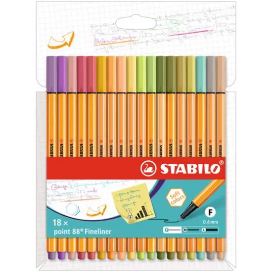 STABILO&reg; Point 88 18-Pen Wallet Set {1}