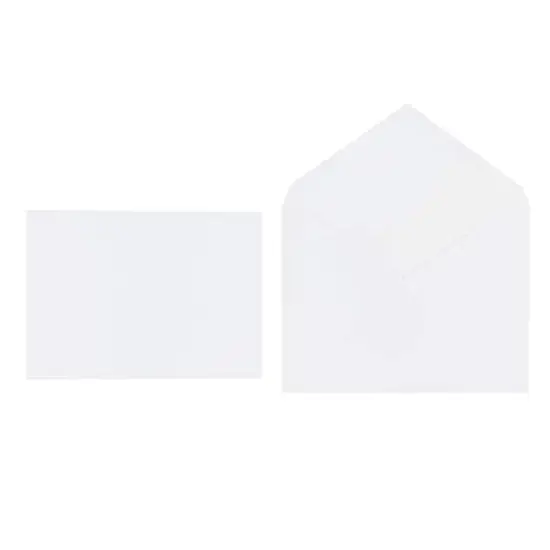 Small White Cards & Envelopes by Recollections&reg;, 4" x 5.5" {1}
