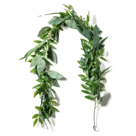 6ft. Eucalyptus Garland with Green Berries by Ashland&reg; {6}