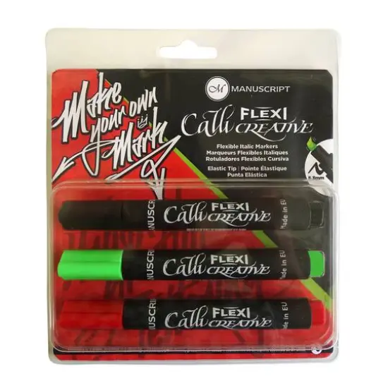 Manuscript CalliCreative 3 Color Flexi Marker Set {1}