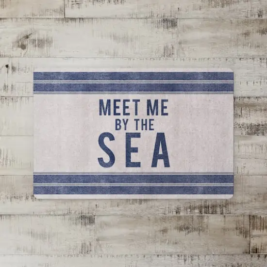 Meet Me By The Sea Floor Mat {3}