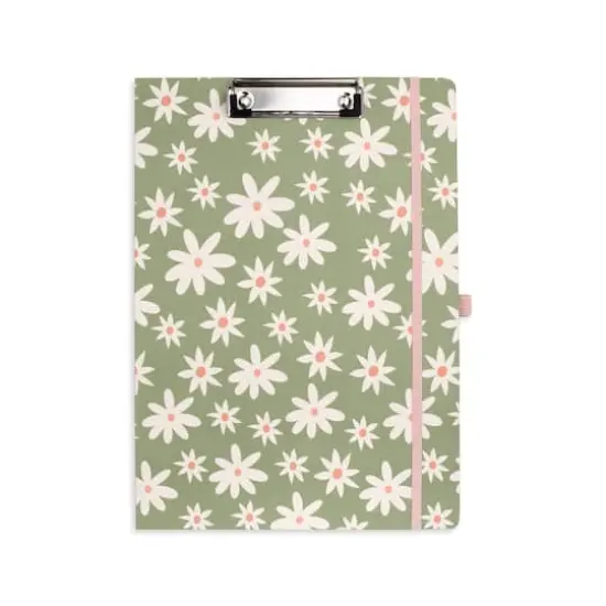 Steel Mill & Co.&reg; Daisy Floral Green Clipboard Folio {3}