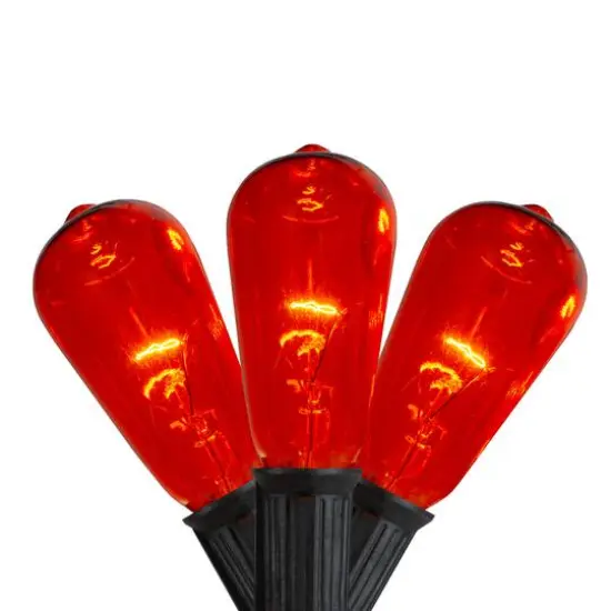 10ct. Orange Edison E17 Halloween Light Set {1}