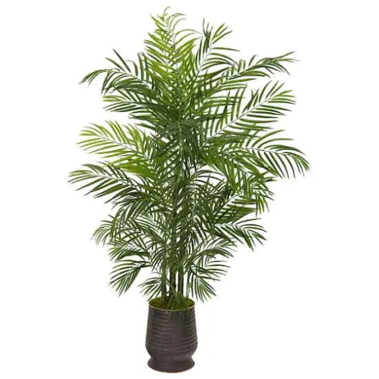 5.4ft. Areca Artificial Palm Tree in Decorative Planter {1}
