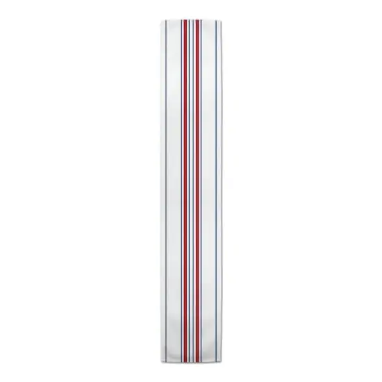 72" Red, White & Blue Stripes Poly Twill Runner {1}