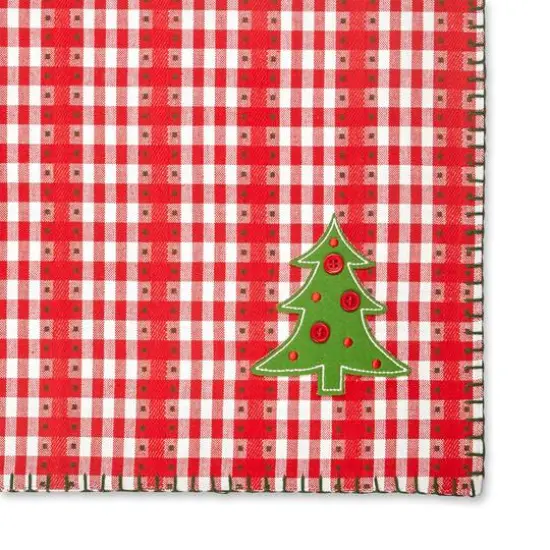 DII&reg; Embellished Jolly Tree Placemats, 4ct. {4}