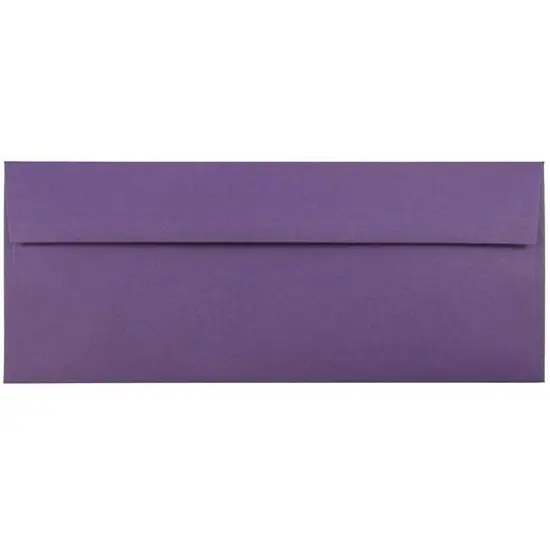 JAM Paper #10 Business Premium Straight Flap Envelopes, 50ct. Dark Red {2}