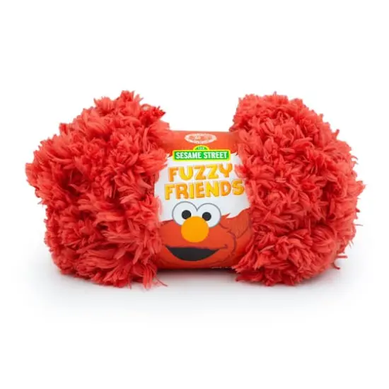 Lion Brand Sesame Street Fuzzy Friends Yarn Elmo {1}