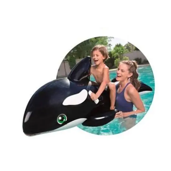 Bestway H2OGO! Jumbo Whale Rider Inflatable Pool Float {4}