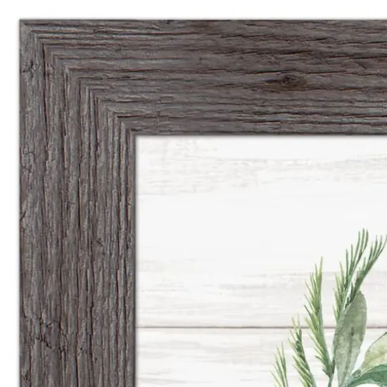 Designs Direct 16" x 16" Santa Dog Western Gray Framed Print {4}