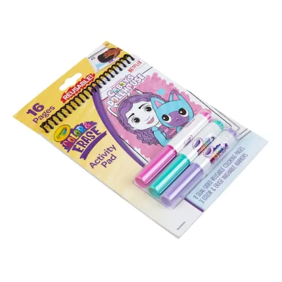 Crayola&reg; Color & Erase&trade; Gabby's Dollhouse Activity Pad {5}