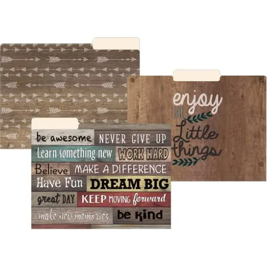 Teacher Created Resources Farmhouse Chic File Folders, 2 Packs of 12 {3}