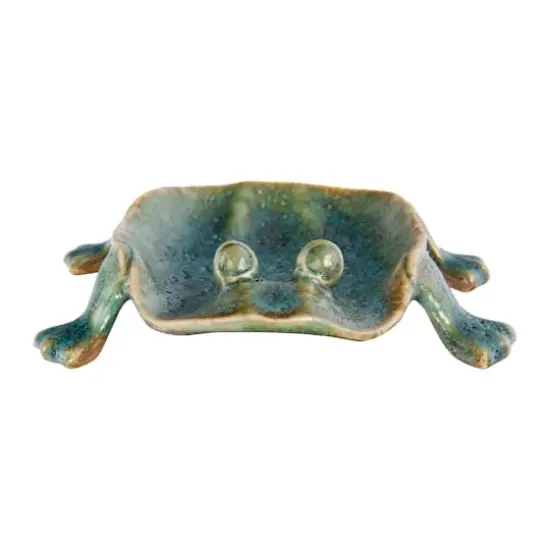 Hello Honey&reg; Green Glazed Footed Frog Dish {3}