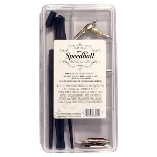 Speedball&reg; Drawing & Lettering 16 Piece Dip Pen Set {1}
