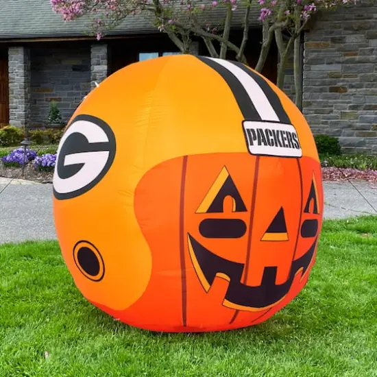 Sporticulture 4ft. Inflatable NFL Team Pride Jack-O' Helmet Green Bay Packers {6}