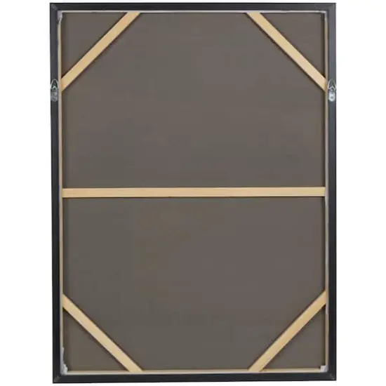 Gray & Yellow Abstract Circle Framed Wall Art {4}