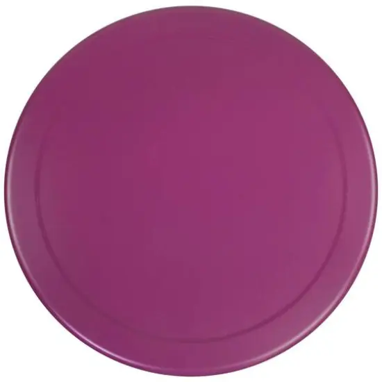 22" Purple Outdoor Retro Tulip Side Table {6}
